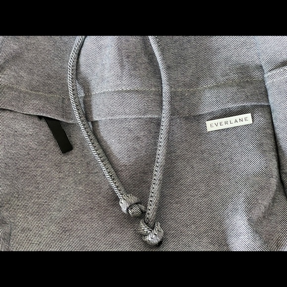 SOLD Everlane Modern Twill Single Snap Backpack Large - Reverse Denim - Picture 6 of 8